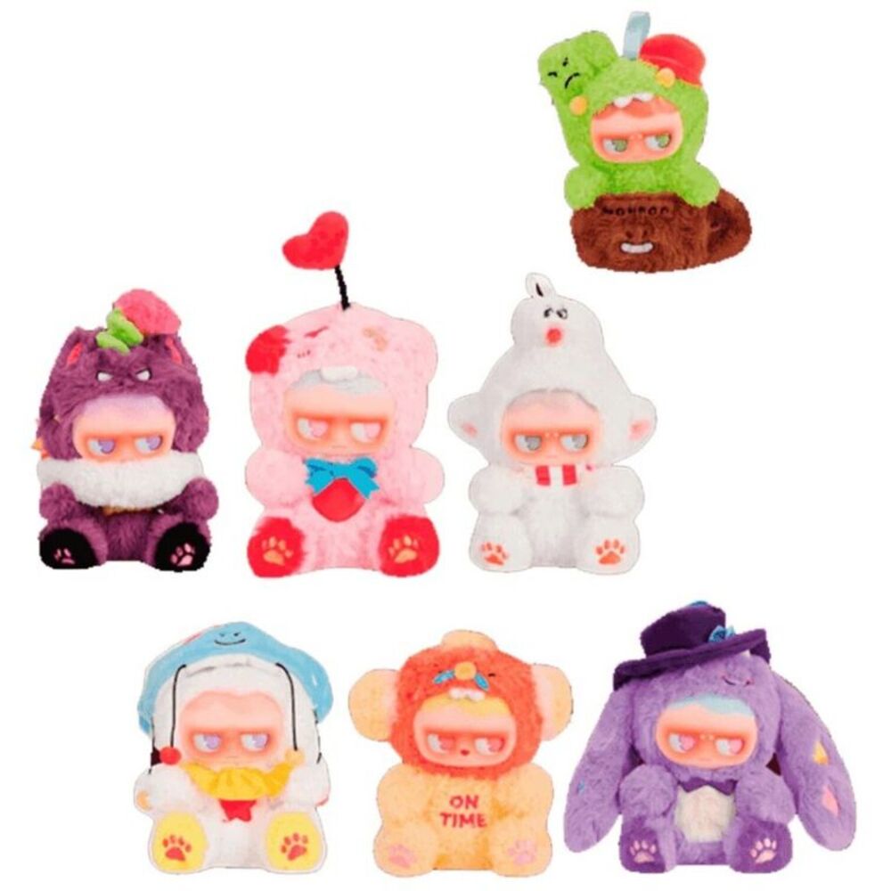 TOY CITY - MONBOO - Monster Paradise Series Plush Blind Box 6pc display
